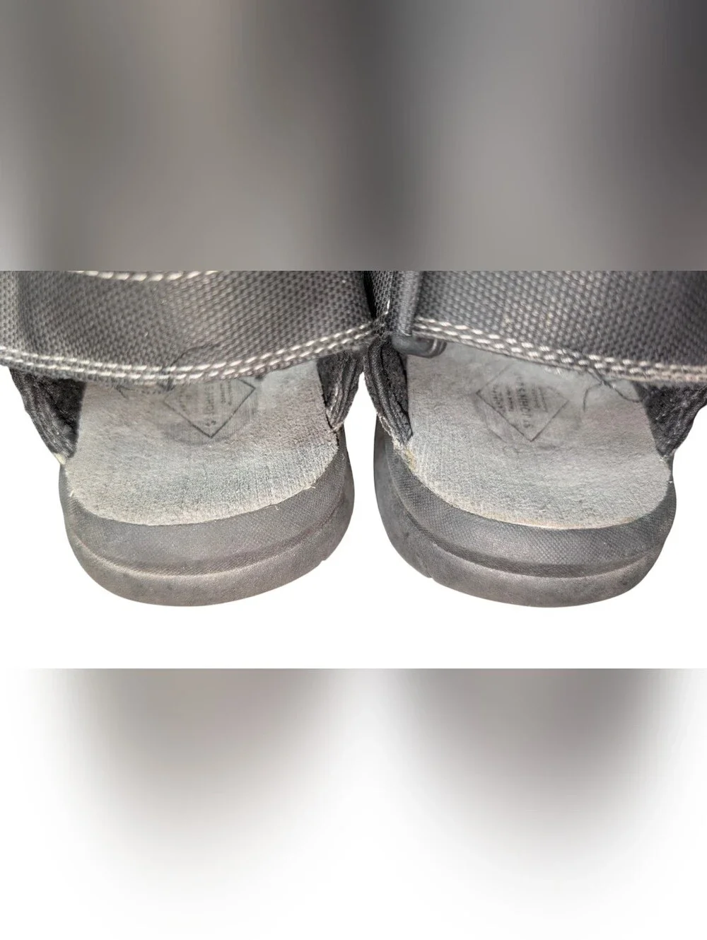 St. John's Bay Men's Sz 10‎ Closed-Toe Outdoor Sandals Dark Grey Arch Support